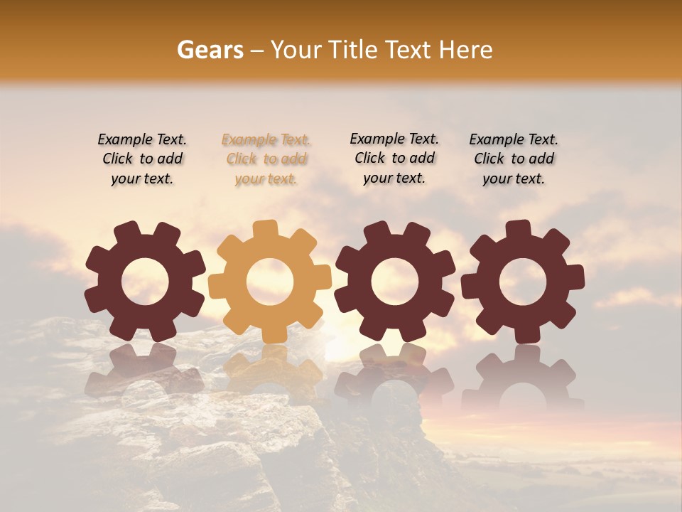 Park Terrain Idyllic PowerPoint Template