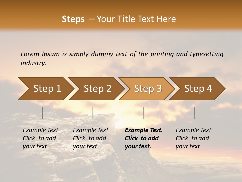 Park Terrain Idyllic PowerPoint Template
