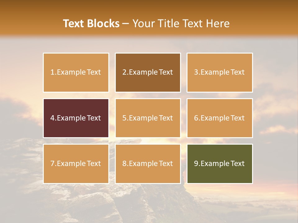Park Terrain Idyllic PowerPoint Template