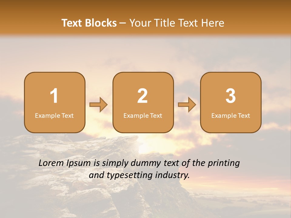 Park Terrain Idyllic PowerPoint Template