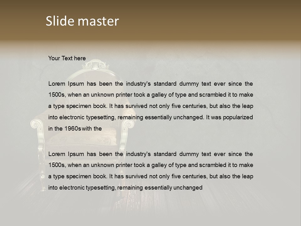 Modern Elbow Design PowerPoint Template