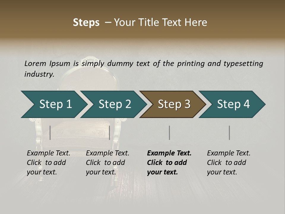 Modern Elbow Design PowerPoint Template