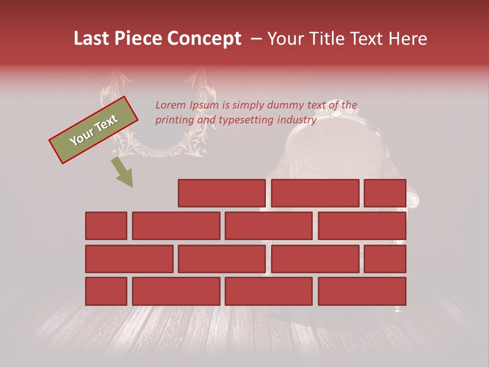 Interior Grunge Weathered PowerPoint Template
