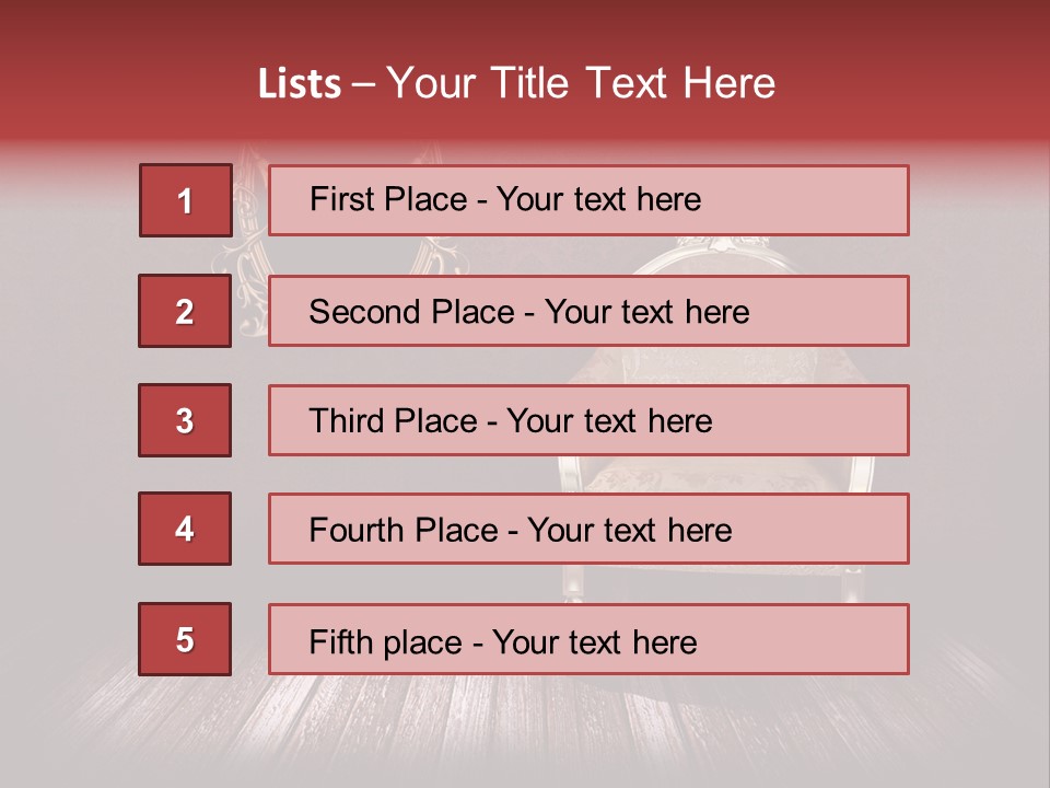 Interior Grunge Weathered PowerPoint Template