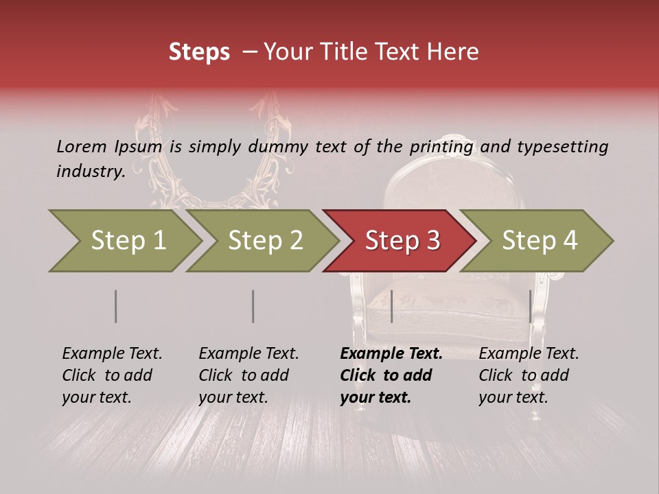 Interior Grunge Weathered PowerPoint Template