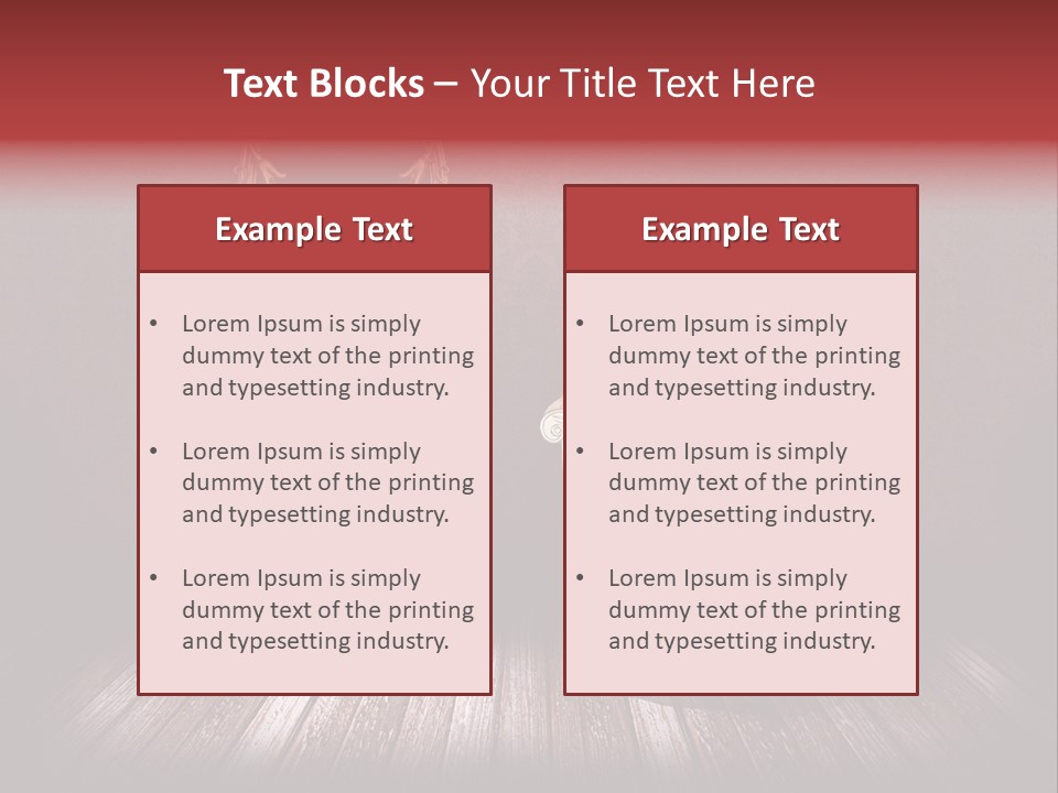 Interior Grunge Weathered PowerPoint Template