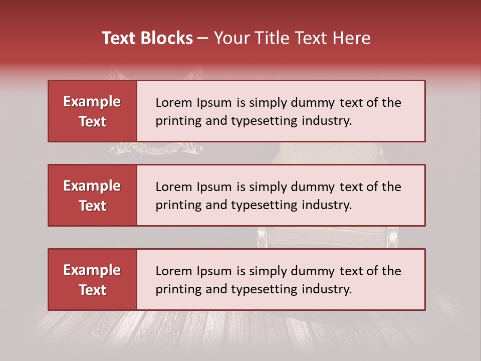 Interior Grunge Weathered PowerPoint Template