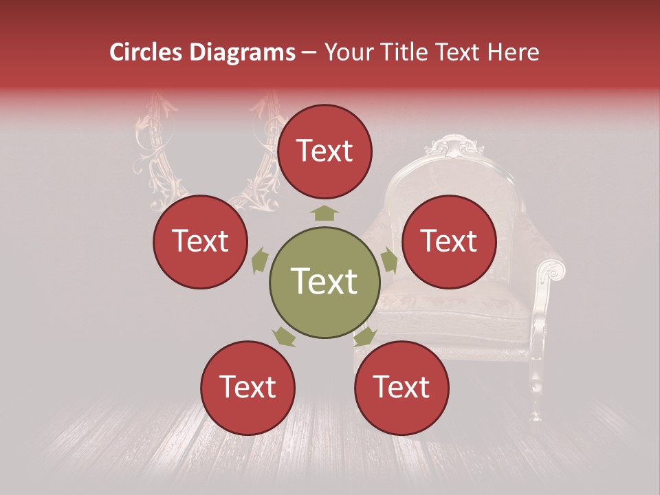 Interior Grunge Weathered PowerPoint Template