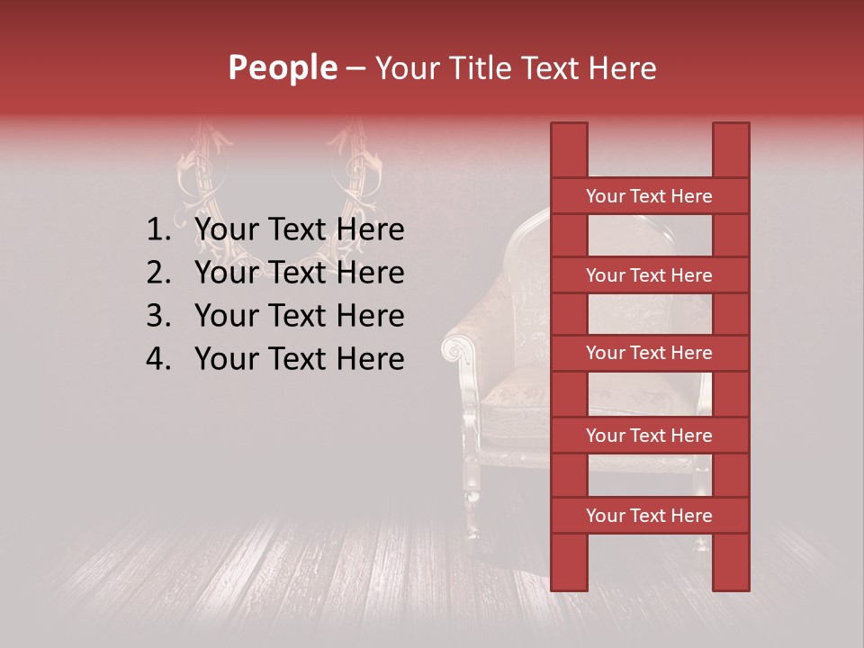 Interior Grunge Weathered PowerPoint Template