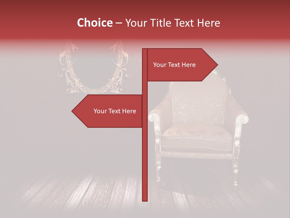 Interior Grunge Weathered PowerPoint Template