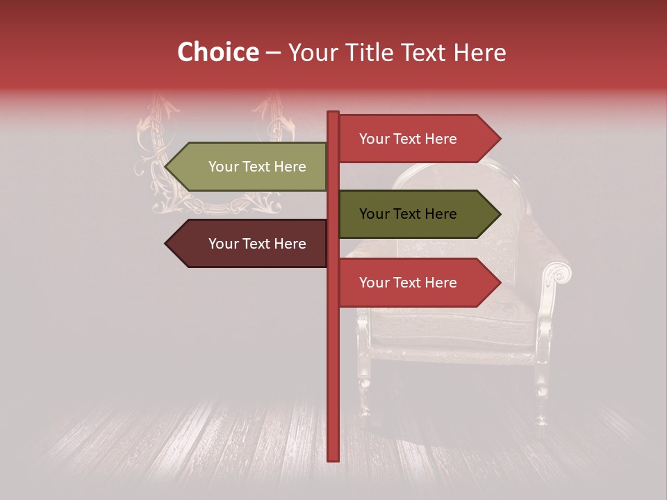 Interior Grunge Weathered PowerPoint Template