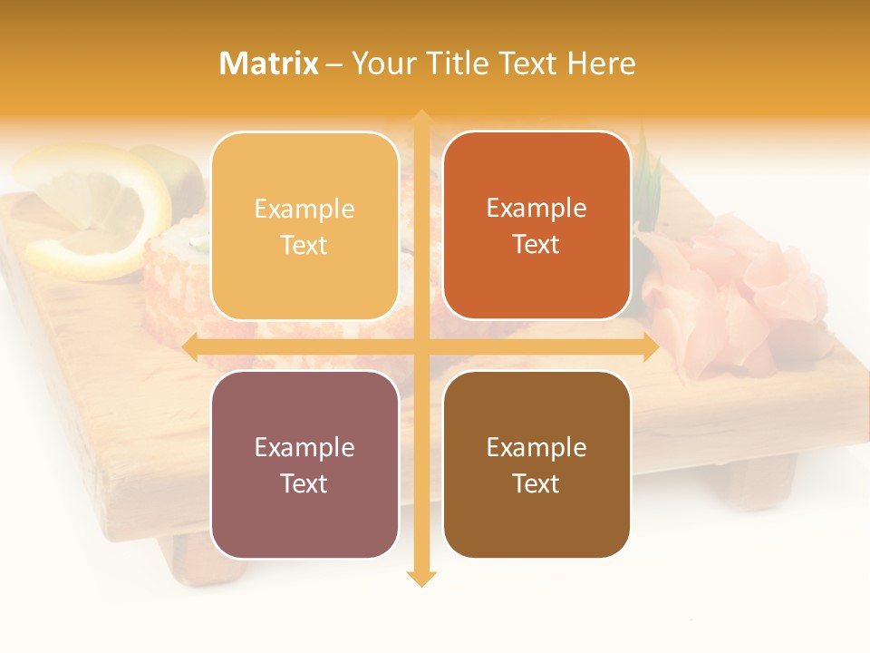 Closeup Gourmet Asia PowerPoint Template