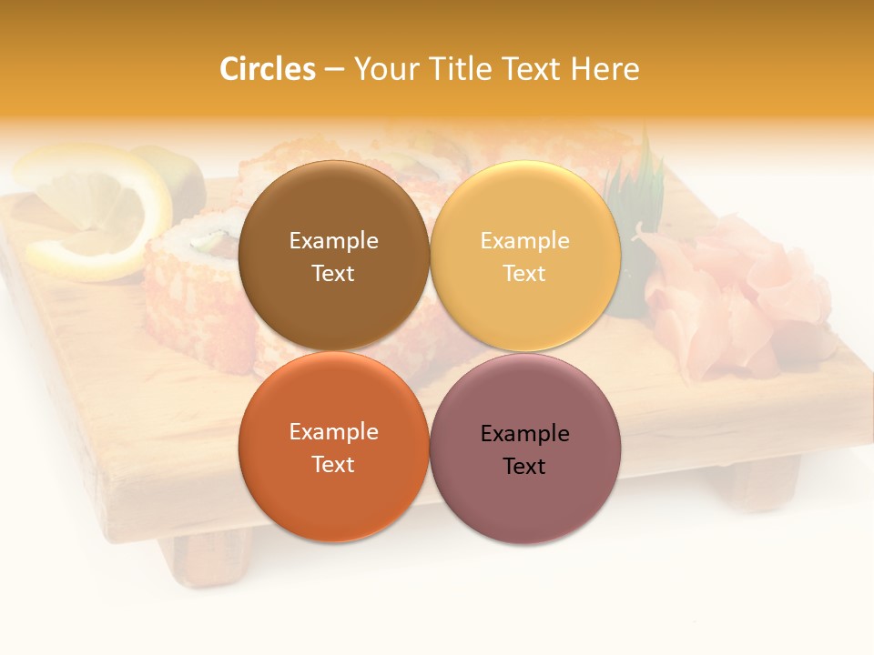 Closeup Gourmet Asia PowerPoint Template