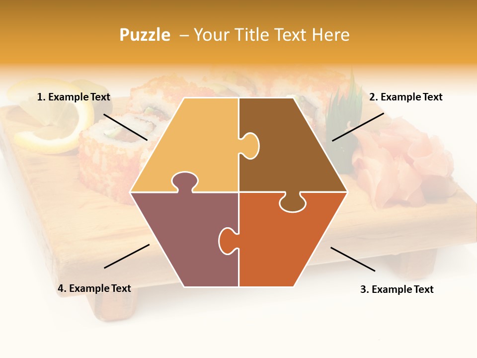 Closeup Gourmet Asia PowerPoint Template