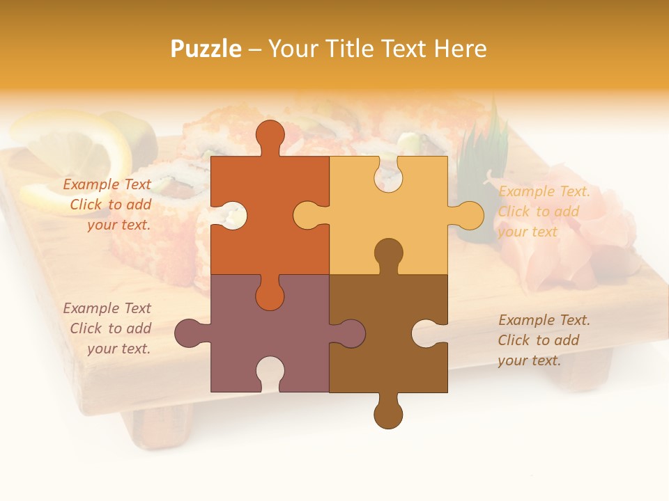 Closeup Gourmet Asia PowerPoint Template