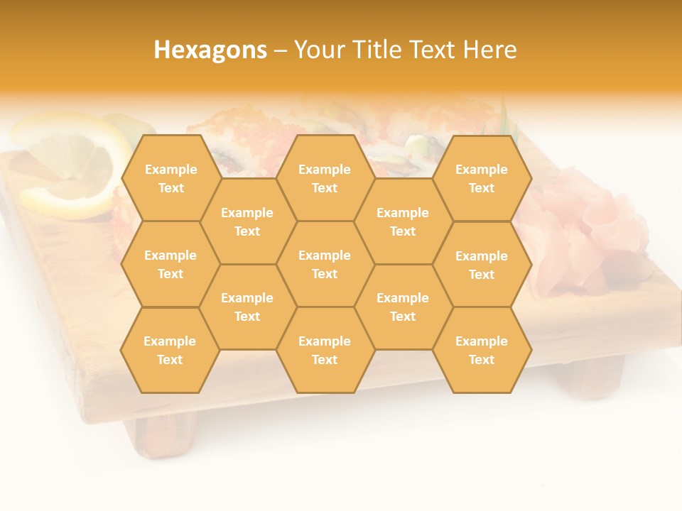 Closeup Gourmet Asia PowerPoint Template