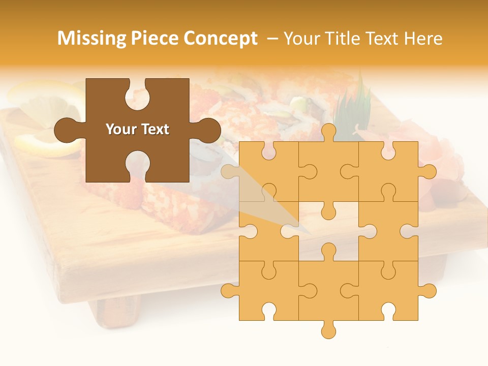 Closeup Gourmet Asia PowerPoint Template