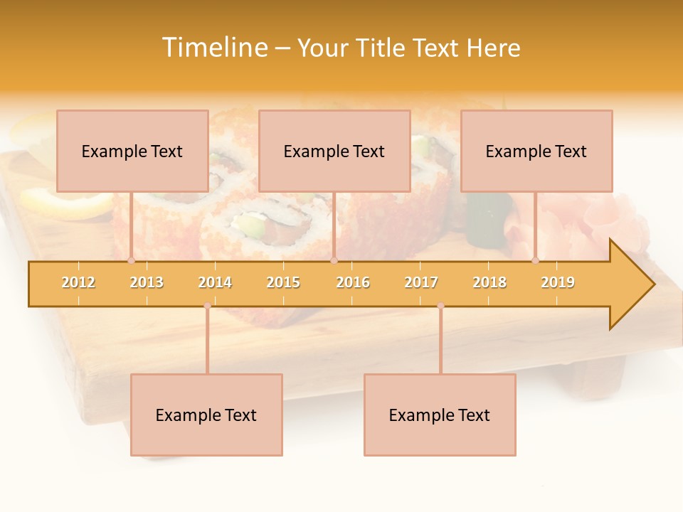 Closeup Gourmet Asia PowerPoint Template
