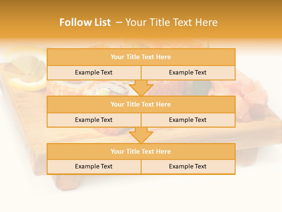 Closeup Gourmet Asia PowerPoint Template
