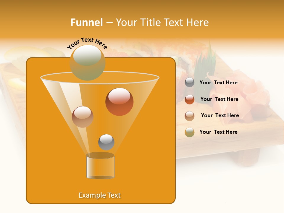 Closeup Gourmet Asia PowerPoint Template