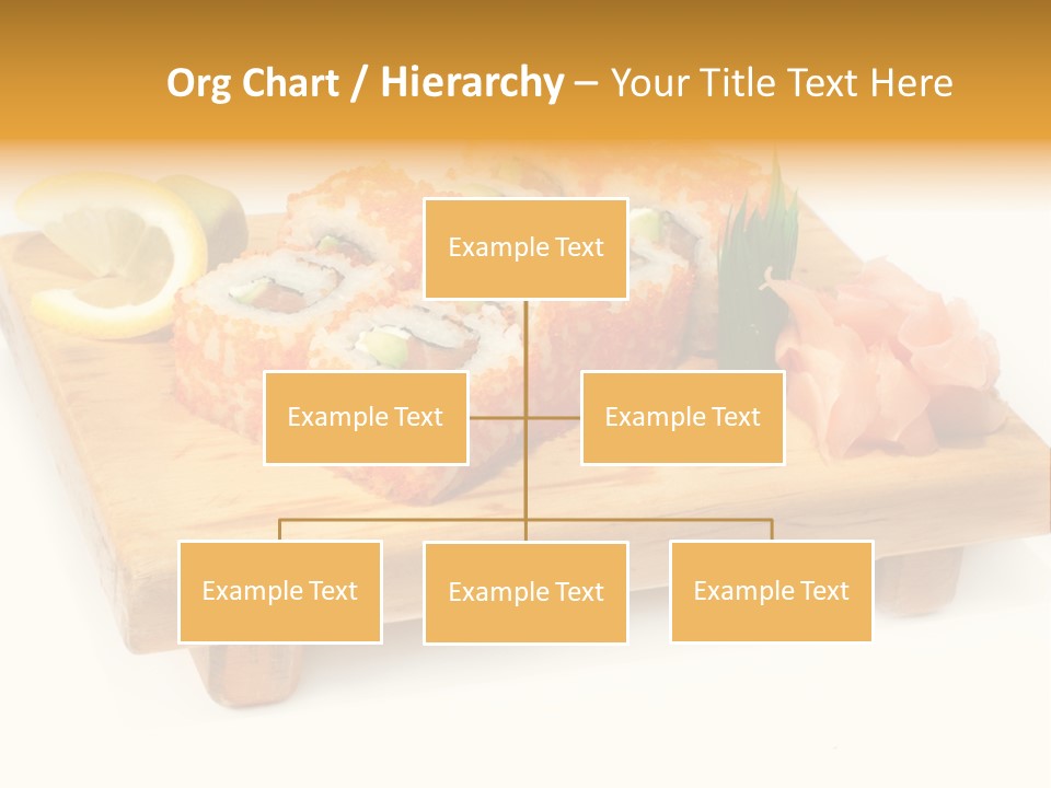 Closeup Gourmet Asia PowerPoint Template