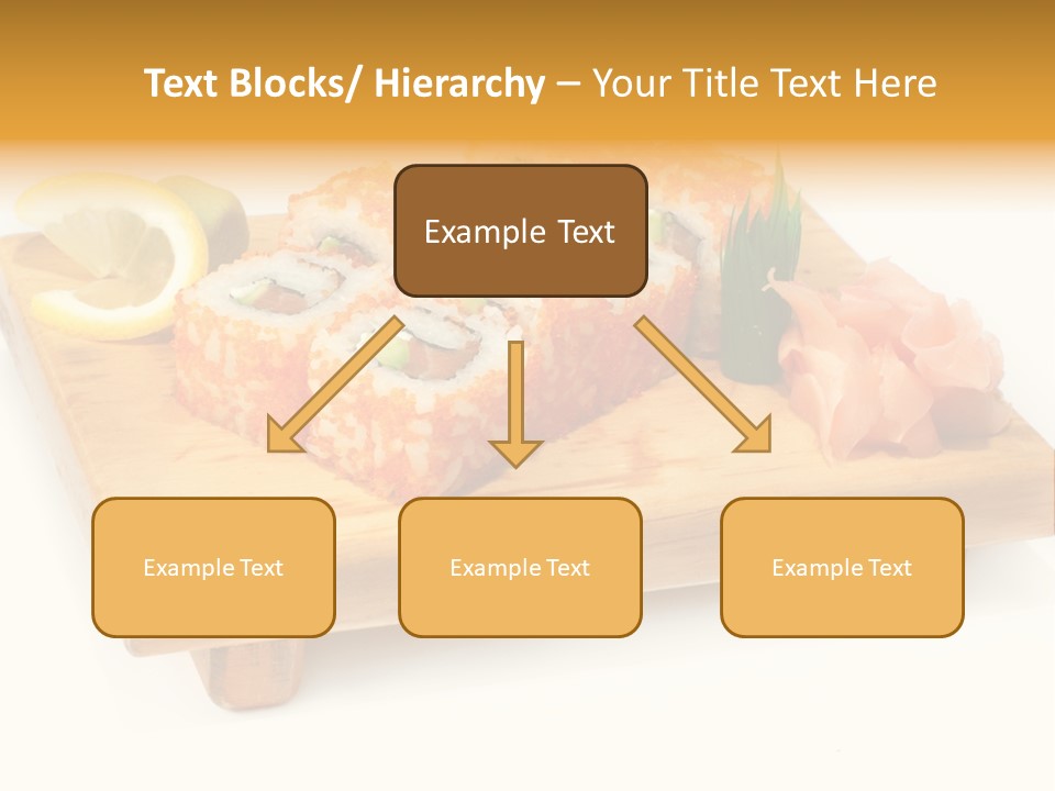 Closeup Gourmet Asia PowerPoint Template