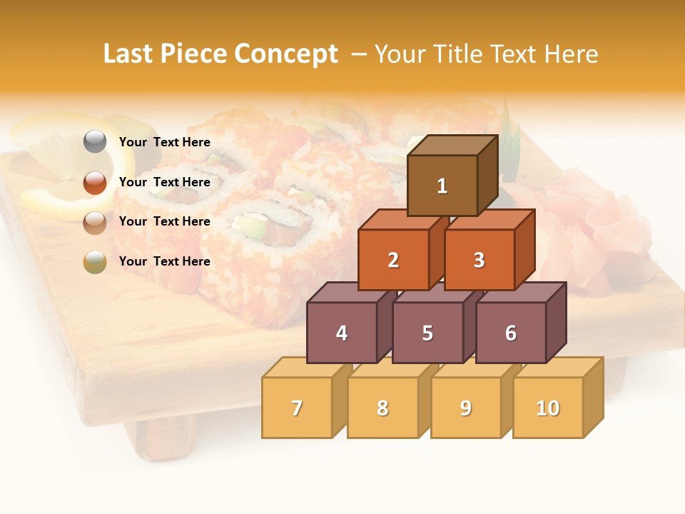 Closeup Gourmet Asia PowerPoint Template