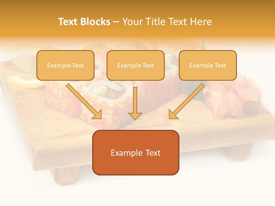 Closeup Gourmet Asia PowerPoint Template