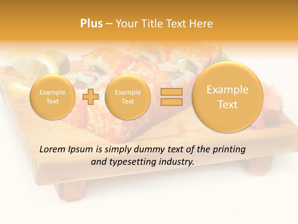 Closeup Gourmet Asia PowerPoint Template