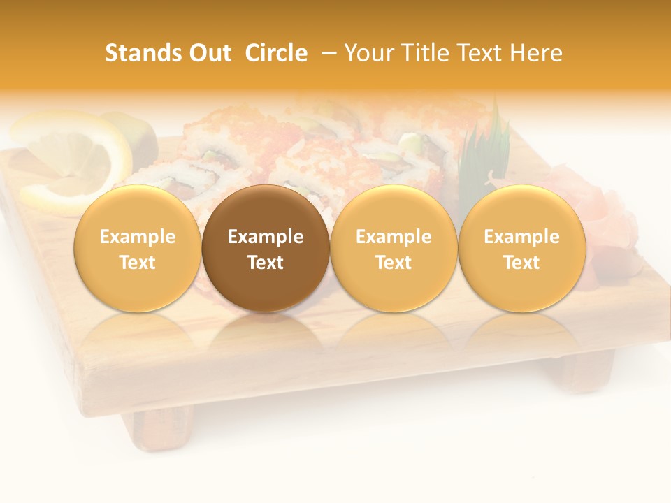 Closeup Gourmet Asia PowerPoint Template