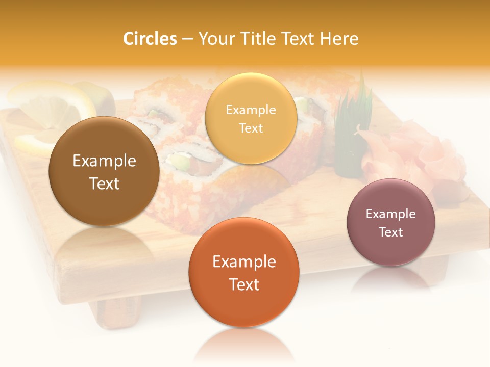 Closeup Gourmet Asia PowerPoint Template