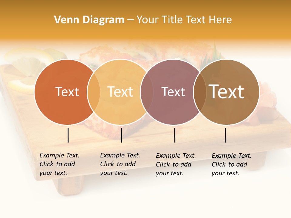 Closeup Gourmet Asia PowerPoint Template