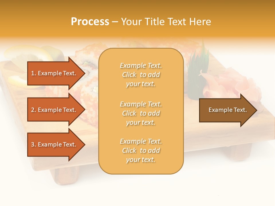 Closeup Gourmet Asia PowerPoint Template