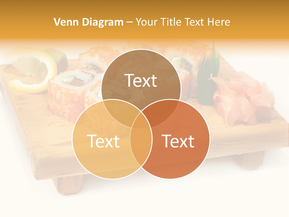 Closeup Gourmet Asia PowerPoint Template