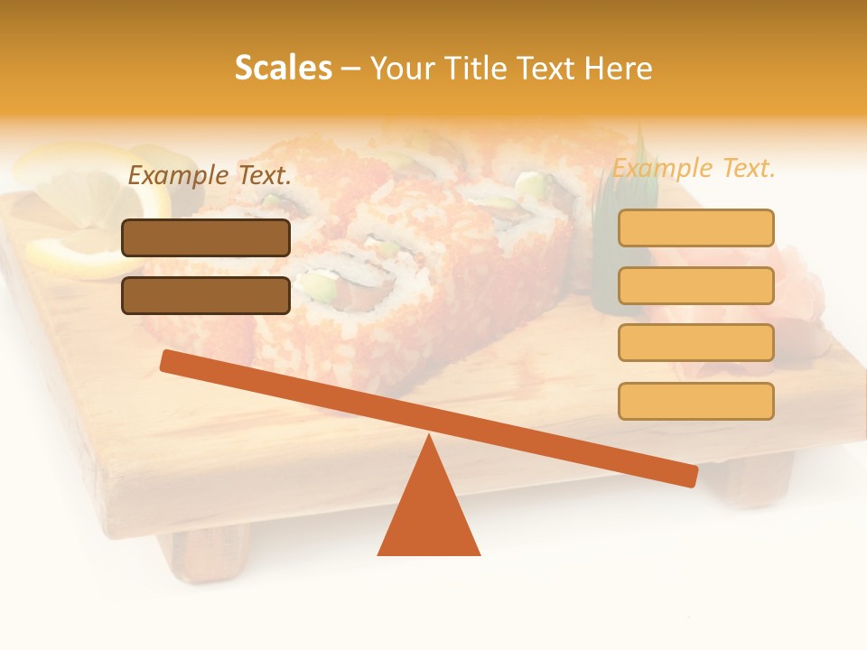 Closeup Gourmet Asia PowerPoint Template
