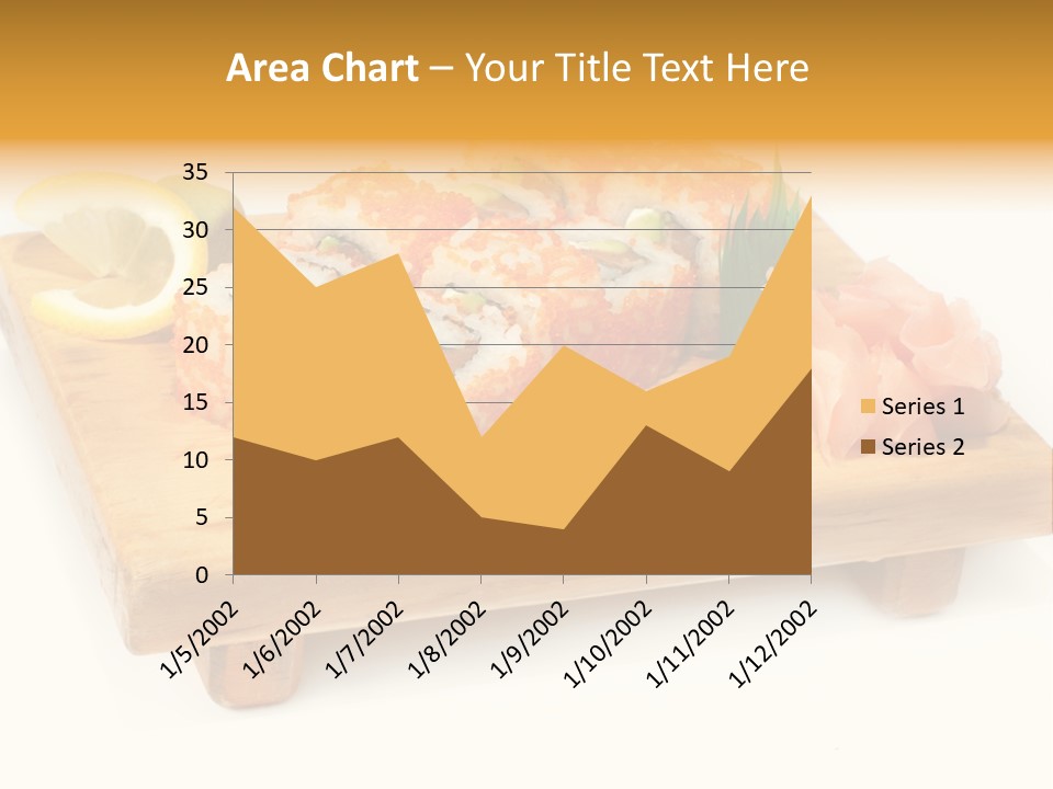 Closeup Gourmet Asia PowerPoint Template