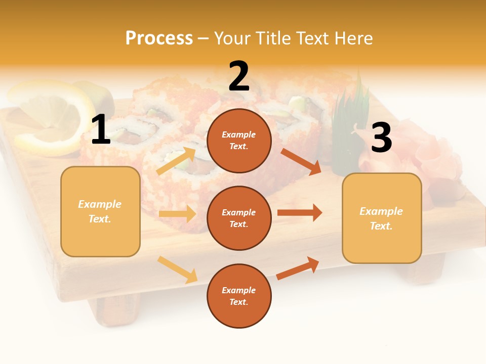 Closeup Gourmet Asia PowerPoint Template