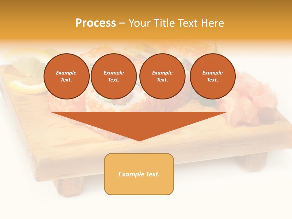 Closeup Gourmet Asia PowerPoint Template