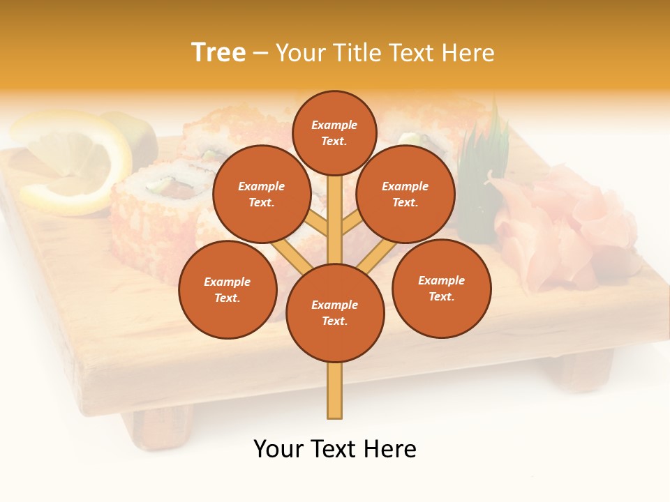 Closeup Gourmet Asia PowerPoint Template