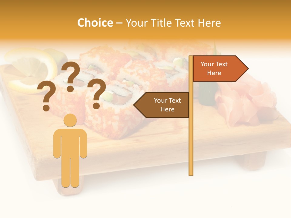 Closeup Gourmet Asia PowerPoint Template