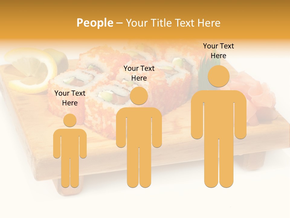 Closeup Gourmet Asia PowerPoint Template