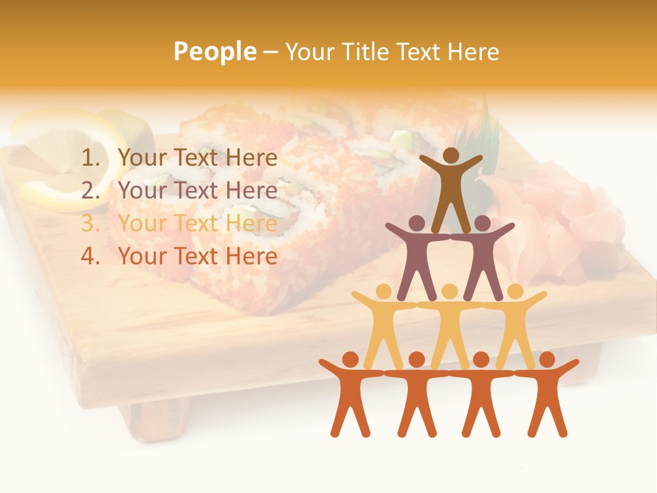 Closeup Gourmet Asia PowerPoint Template