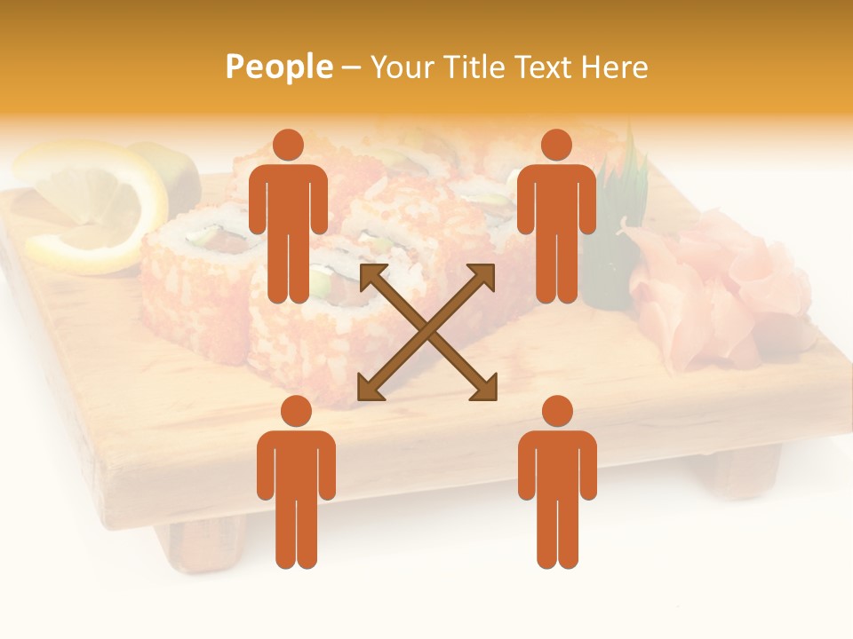 Closeup Gourmet Asia PowerPoint Template