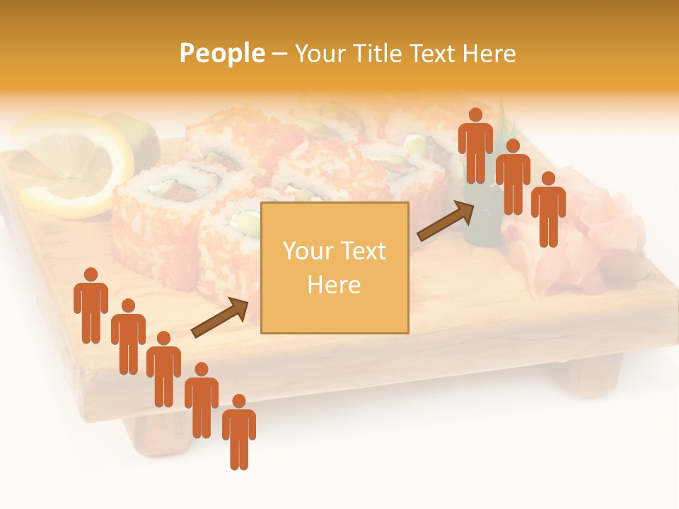 Closeup Gourmet Asia PowerPoint Template