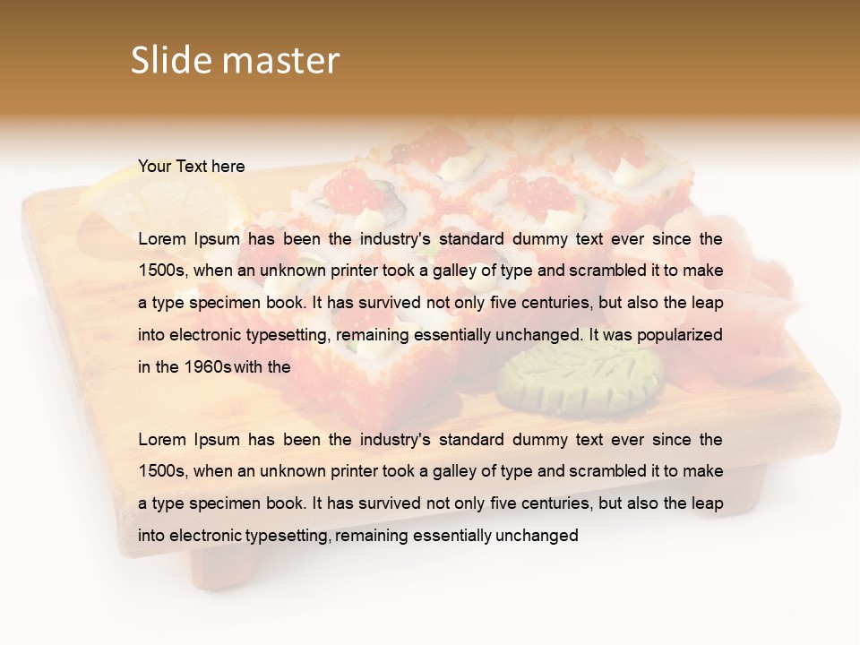 Prepared Isolated Healthy PowerPoint Template