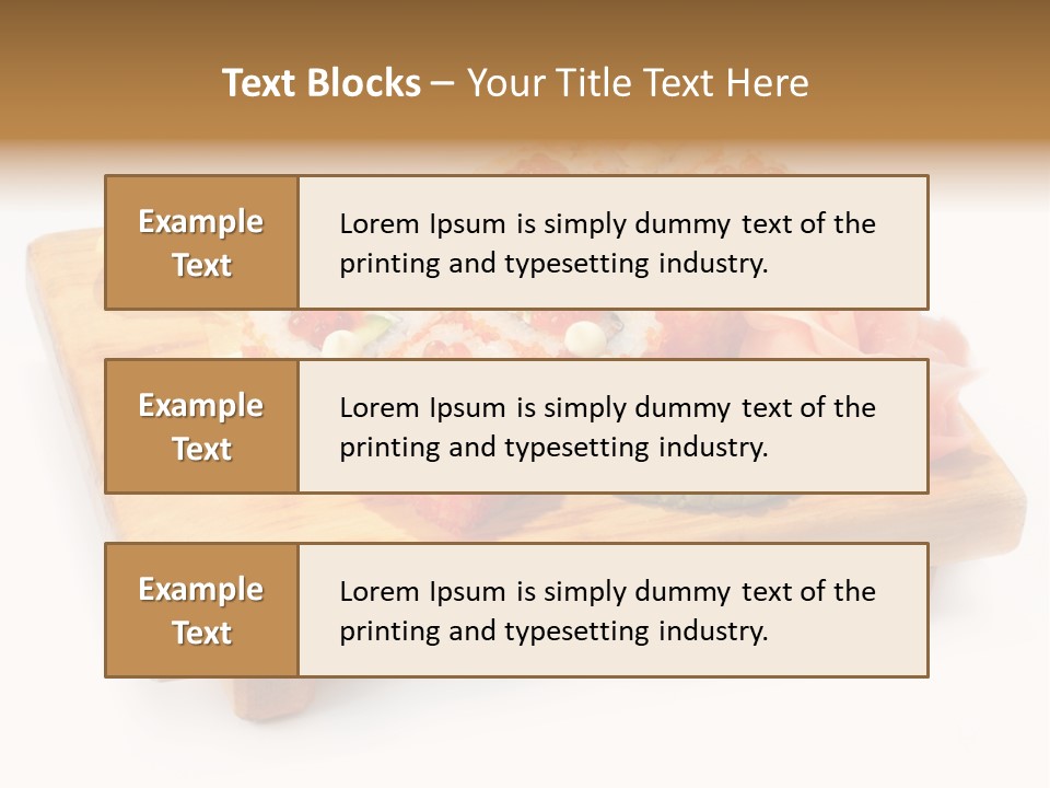 Prepared Isolated Healthy PowerPoint Template