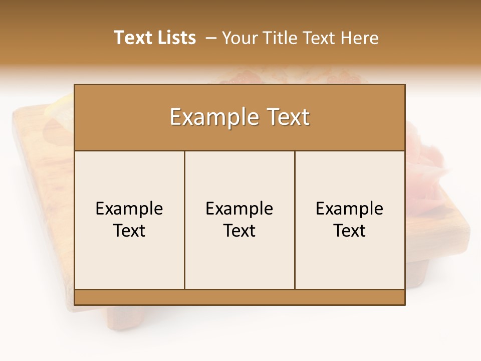 Prepared Isolated Healthy PowerPoint Template