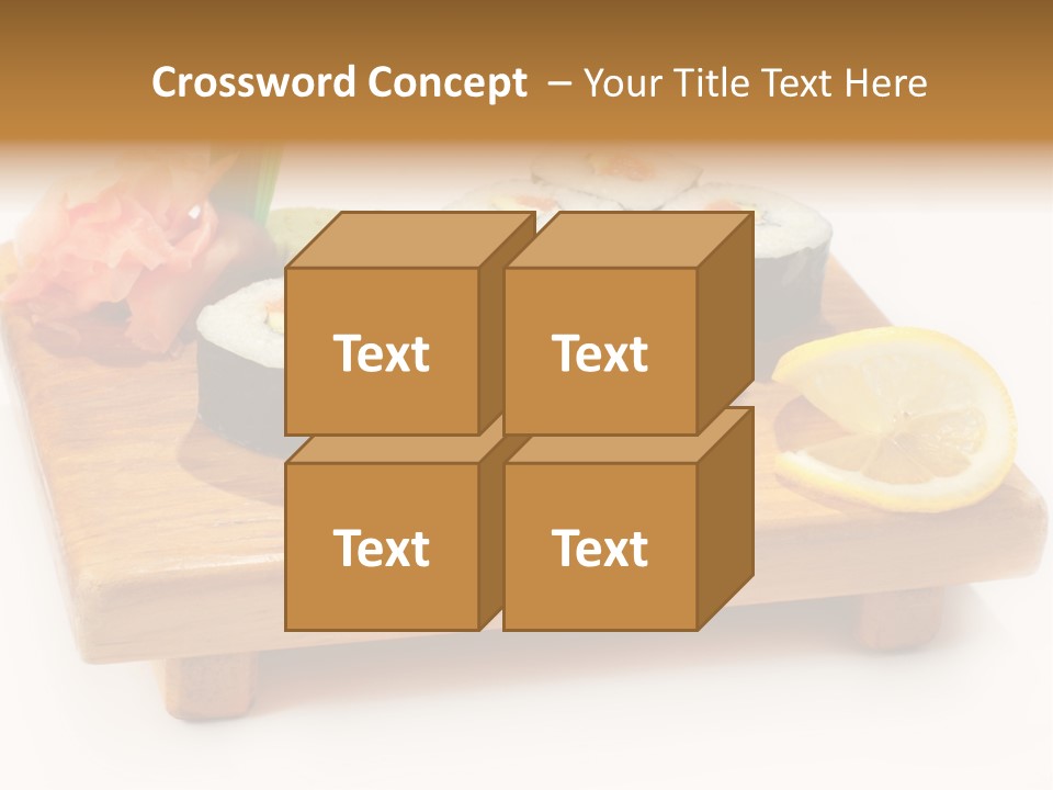 Unagi Cuisine Maki PowerPoint Template