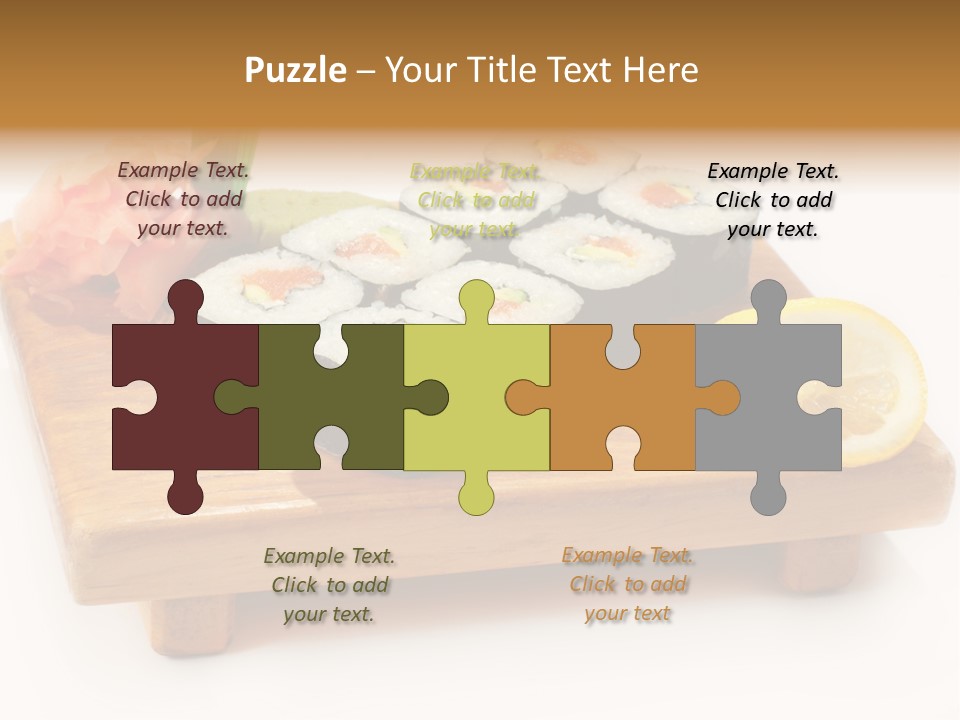 Unagi Cuisine Maki PowerPoint Template