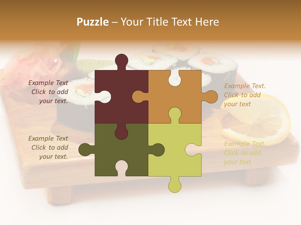 Unagi Cuisine Maki PowerPoint Template